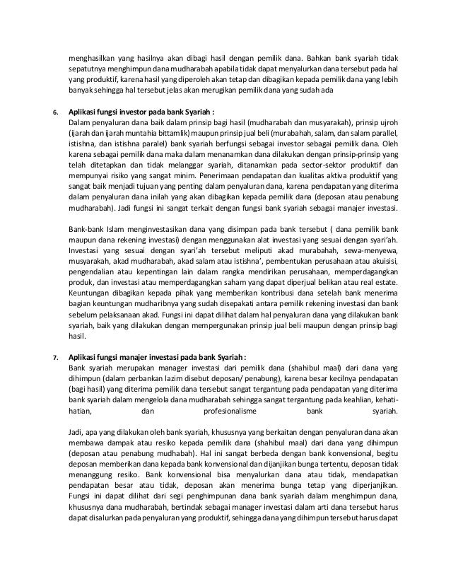 Tugas Perbankan Syariah Rapem 1 Sampai Dengan 7 Universitas Mercubu