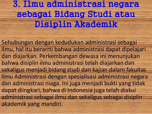 Posisi Ilmu Administrasi Negara Dengan Ilmu Sosial Lainnya