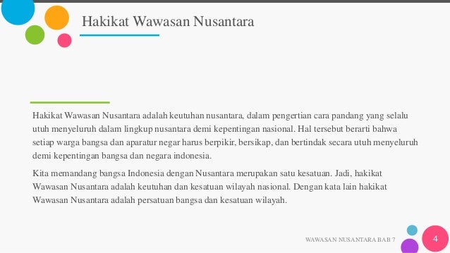 Wawasan Nusantara Wawasan Nusantara