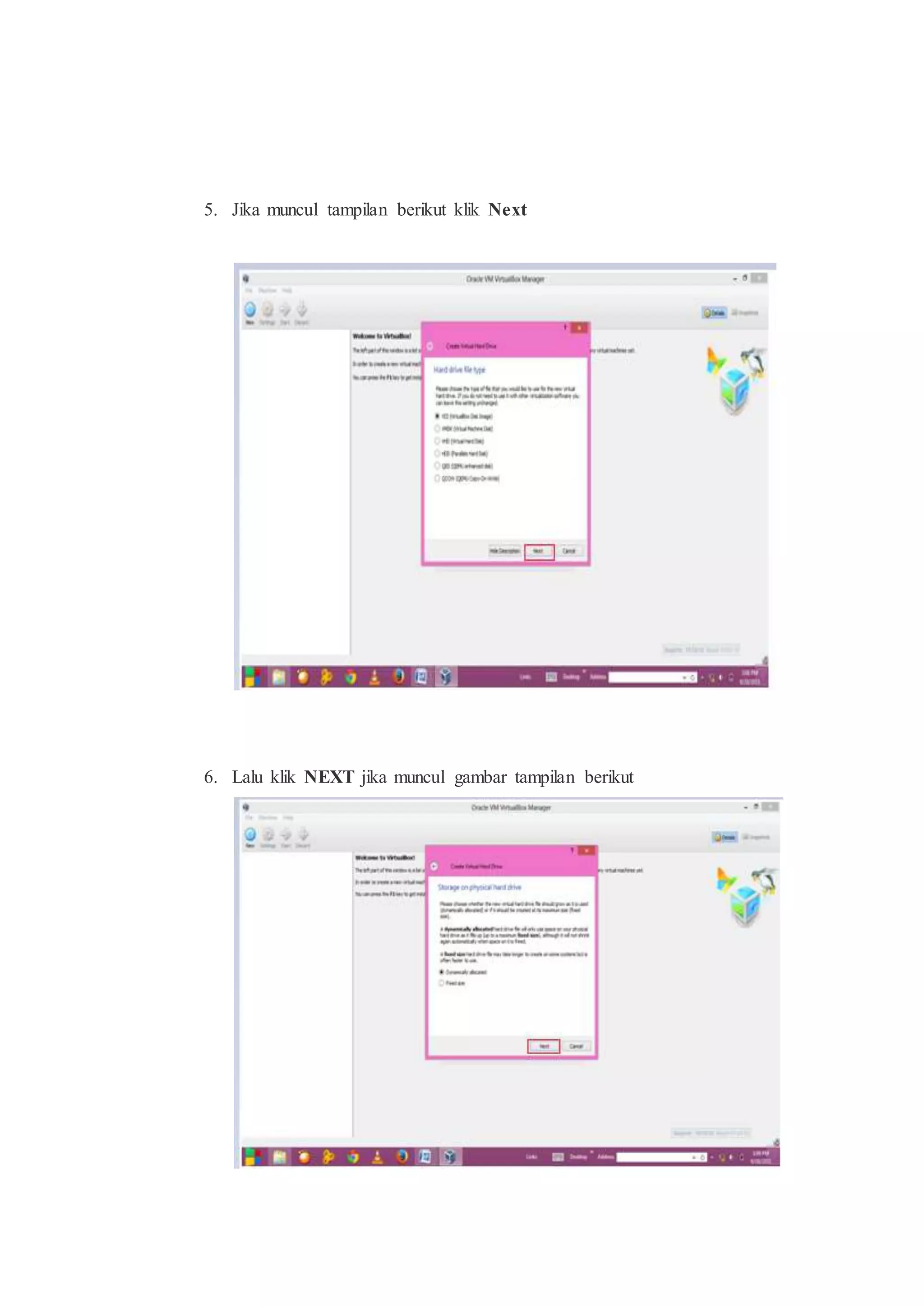 5. Jika muncul tampilan berikut klik Next
6. Lalu klik NEXT jika muncul gambar tampilan berikut
 
