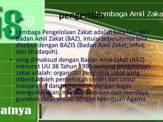 Amil Adalah pengelola zakat dalam sistem keuangan islam