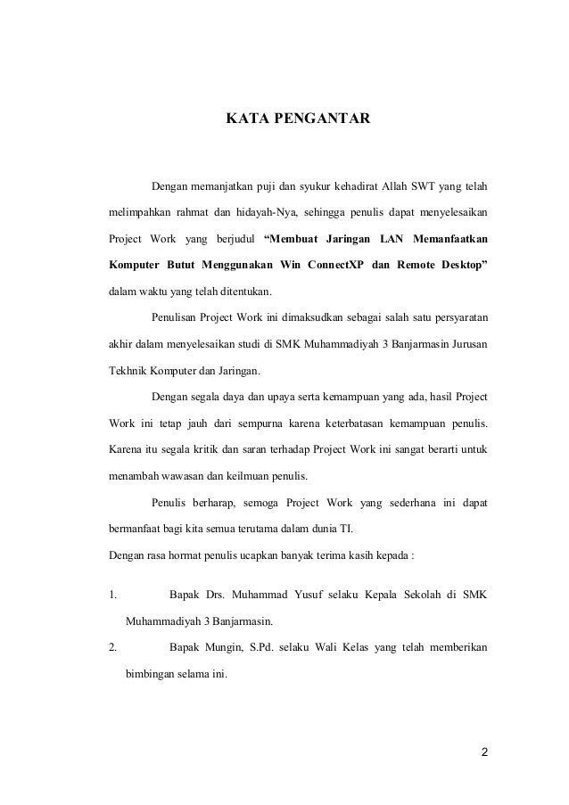 Tugas Project Work Rama Pangeran Kahyangan