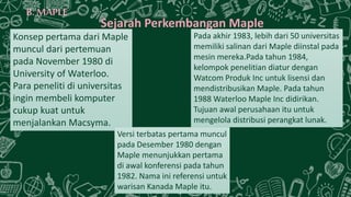 Geogebra dan Maple | PPTX