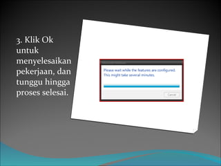 3. Klik Ok untuk menyelesaikan pekerjaan, dan tunggu hingga proses selesai. 
