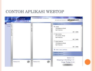 CONTOH APLIKASI WEBTOP 