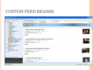 CONTOH FEED READER 