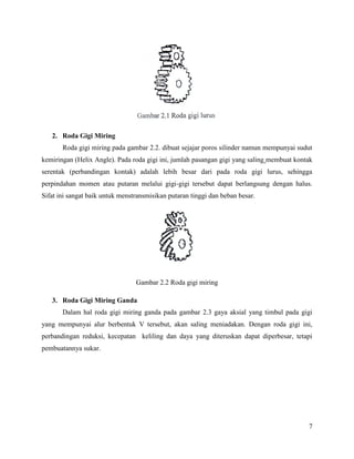 Putaran Roda Helix Tugas rancangan elemen mesin 2 (transmisi) | PDF
