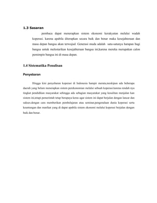 Tugas rangkuman koperasi harits