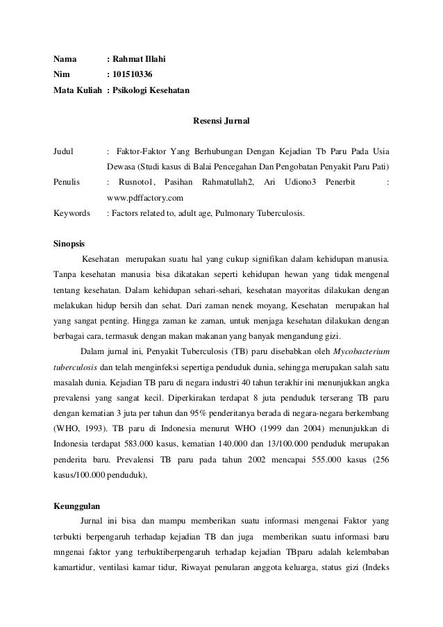 Contoh Jurnal Ilmiah Sistem Pakar - Hontoh