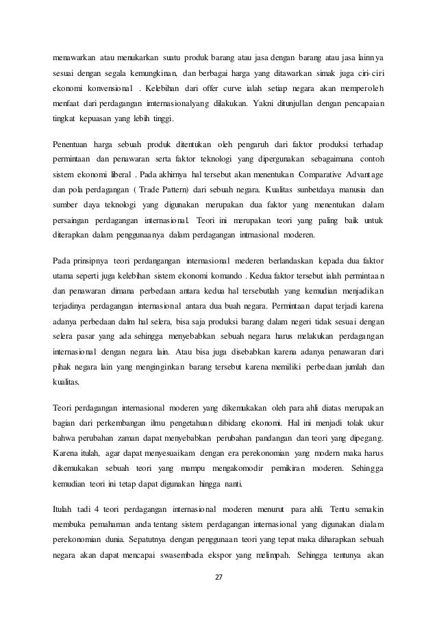 sistem perdagangan yang tepat