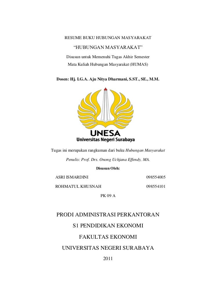 Tugas resume buku humas Tugas resume buku humas