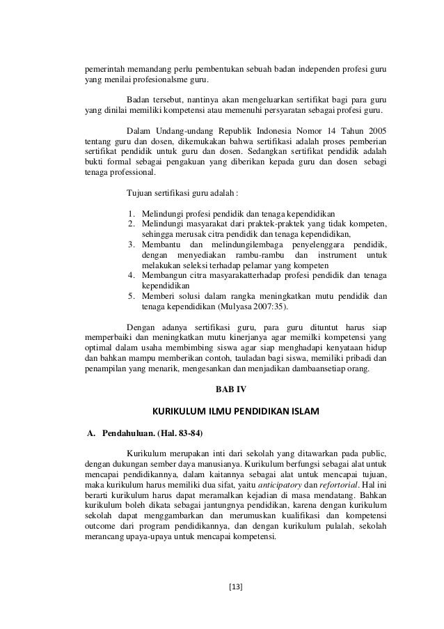 Tugas resume buku ilmu pendidikan islam Tugas resume buku ilmu pendidikan islam