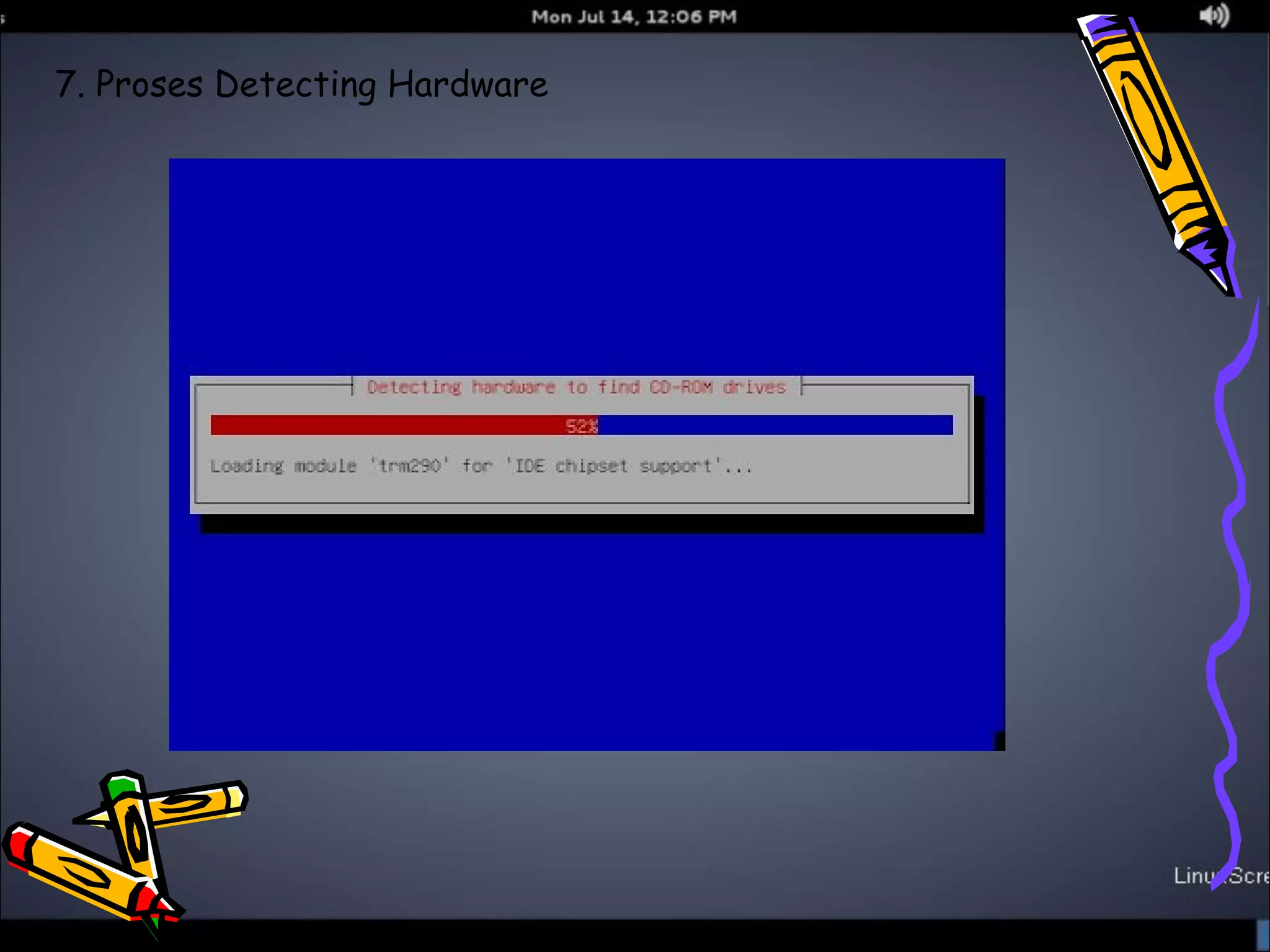 7. Proses Detecting Hardware 
 