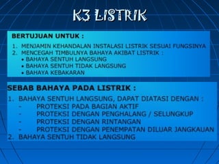 K3 LISTRIKK3 LISTRIK
 