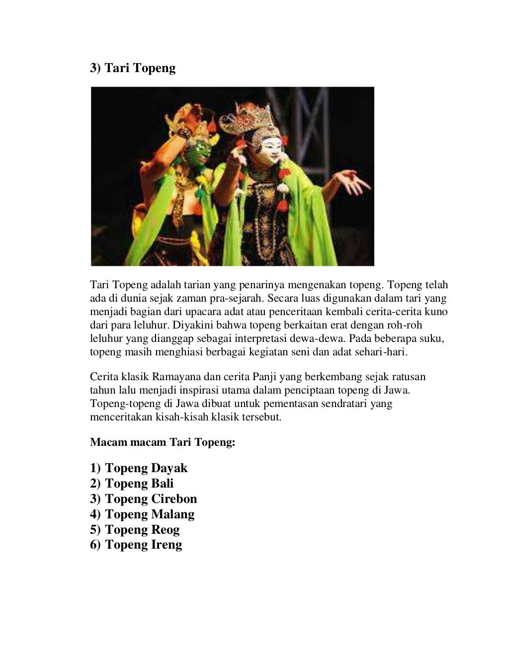 Tugas sbk kliping kebudayaan dan seni