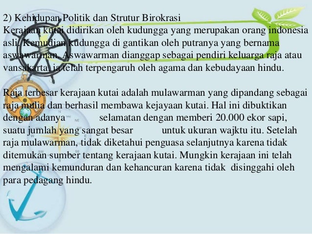 TATANAN POLITIK DAN BIROKRASI KERAJAAN HINDU – BUDDHA DI TATANAN POLITIK DAN BIROKRASI KERAJAAN HINDU – BUDDHA DI