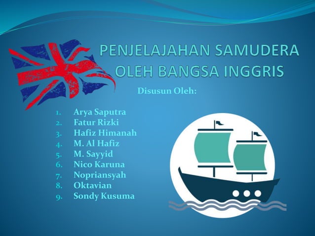 Penjelajahan Samudera Oleh Bangsa Inggris | PPTX