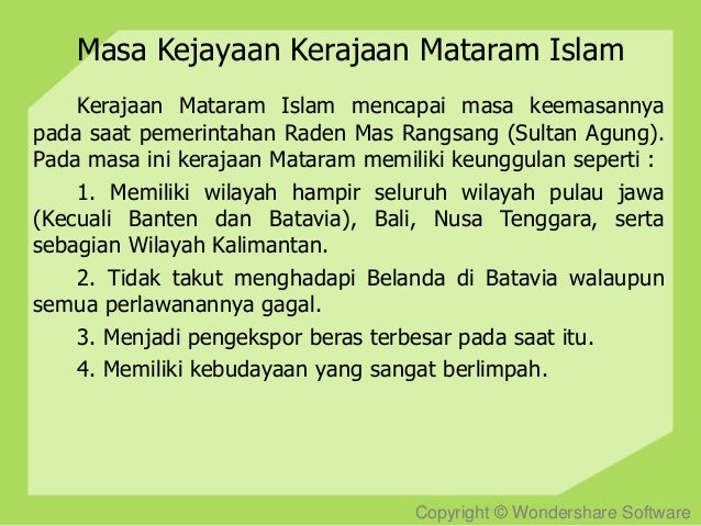 Kerajaan Mataram Islam