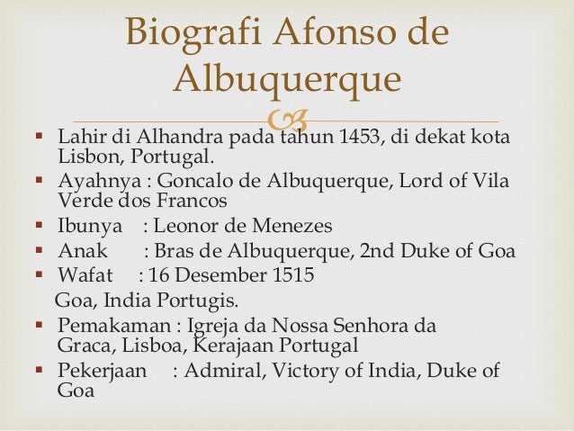 Afonso De Albuquerque