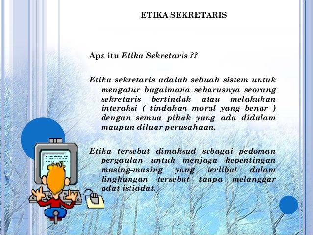Etika Sekretaris