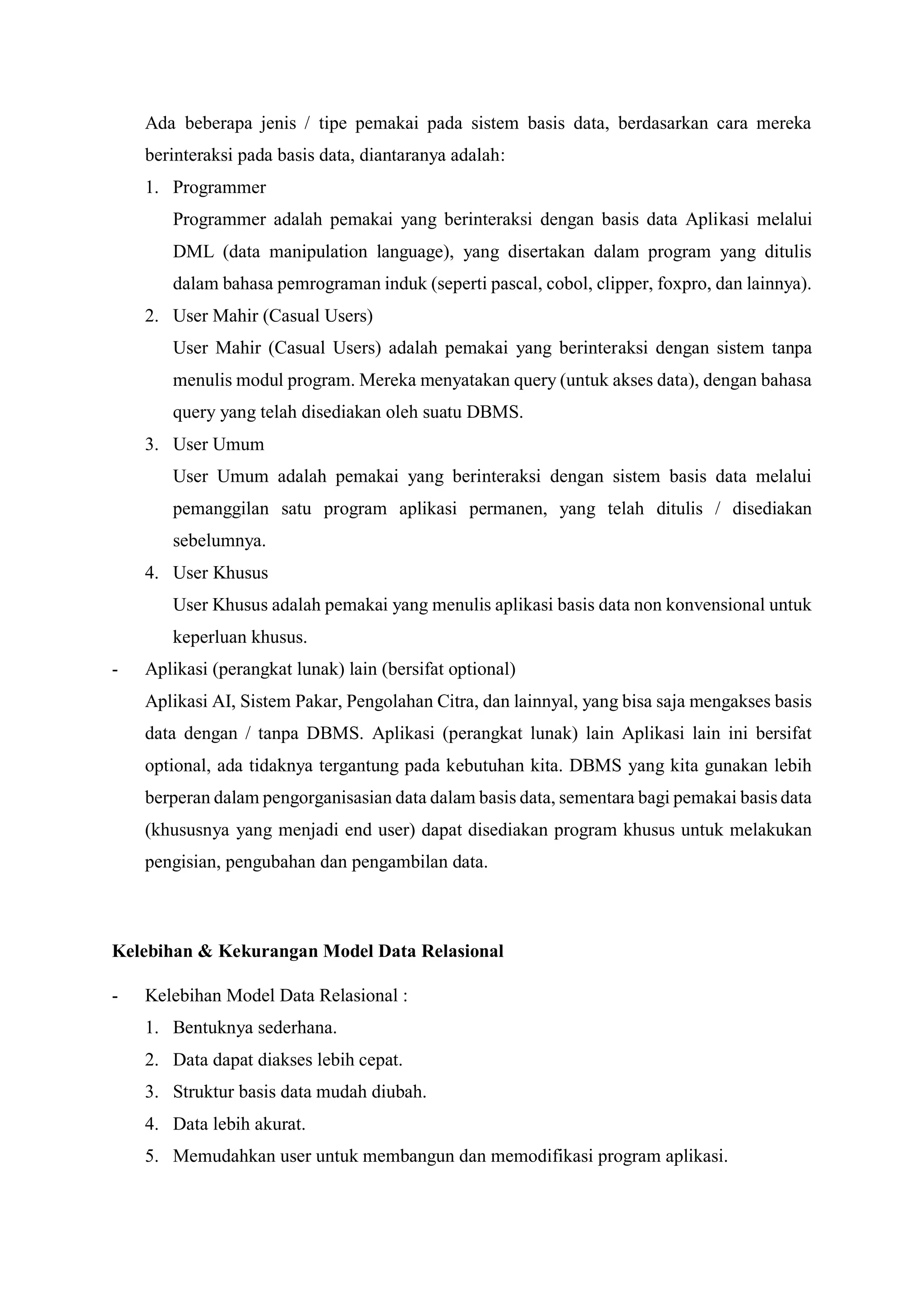 Tugas sia konsep basis data rasional | PDF