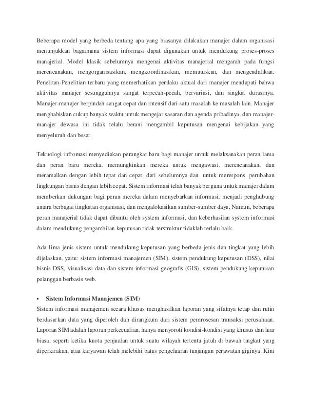 Tugas Sim Sistem Pengambilan Keputusan Tugas Sim Sistem Pengambilan Keputusan