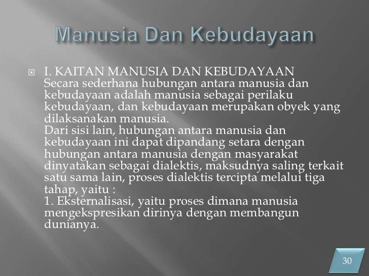 Karangan Bila Manusia Hidup Tanpa Kebudayaan Enak