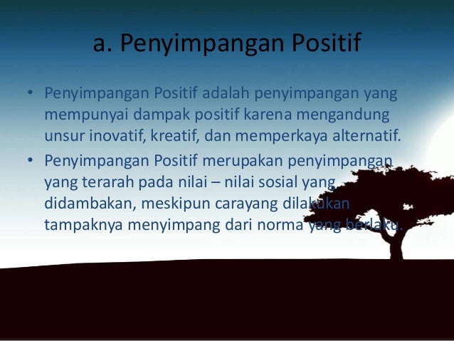 Penyimpangan Sosial