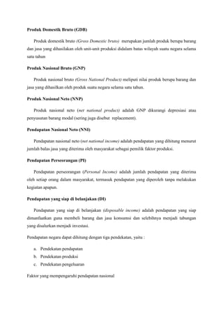 Selera konsumen tidak berubah