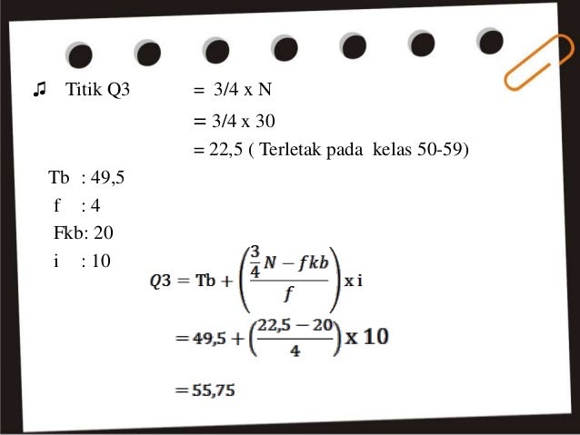 Contoh Soal Mean Median Modus Kuartil Desil Persentil