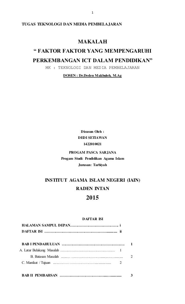 Tugas Teknologi Dan Media Pembelajaran