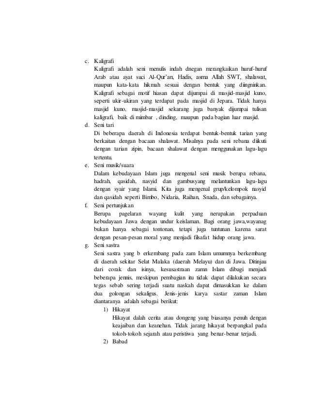 Sejarah Tradisi Islam Nusantara materi kelas 9 