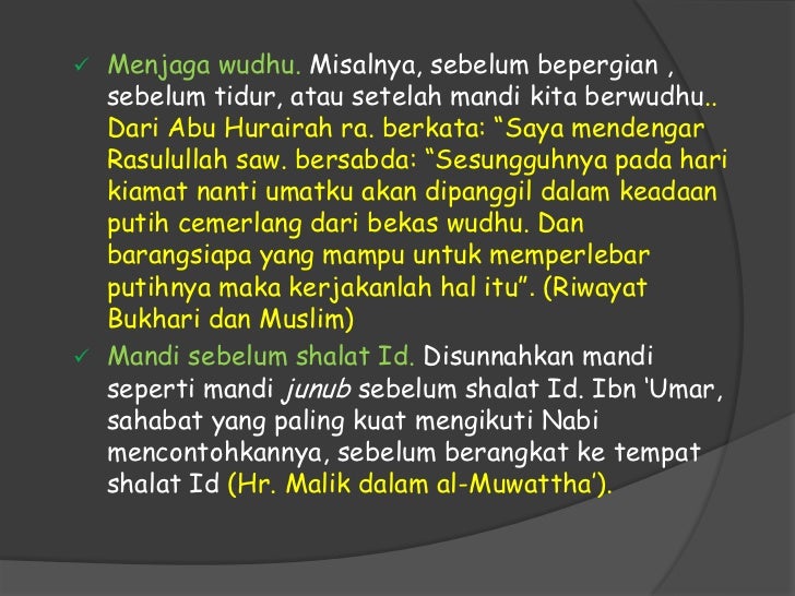 Presentasi Power Point Thaharah