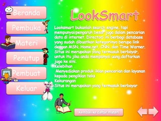 Beranda

Pembuka

Materi

Penutup

Pembuat

Keluar
 