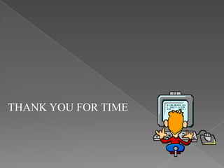 THANK YOU FOR TIME
 