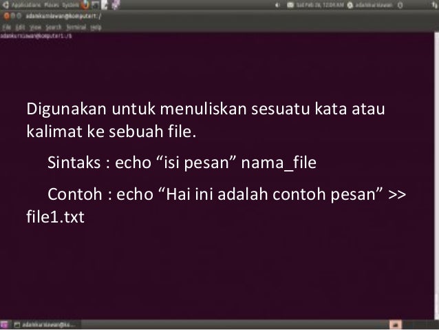 Fungsi Dan Cara Penggunaan Terminal Cli Gedit Dan Vi Editor 15969869