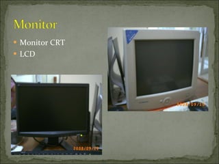 Monitor CRT  LCD 