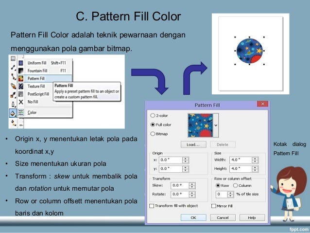 Pattern Fill Adalah | pembuatan grafis berbasis vektor Pattern Fill Adalah | pembuatan grafis berbasis vektor