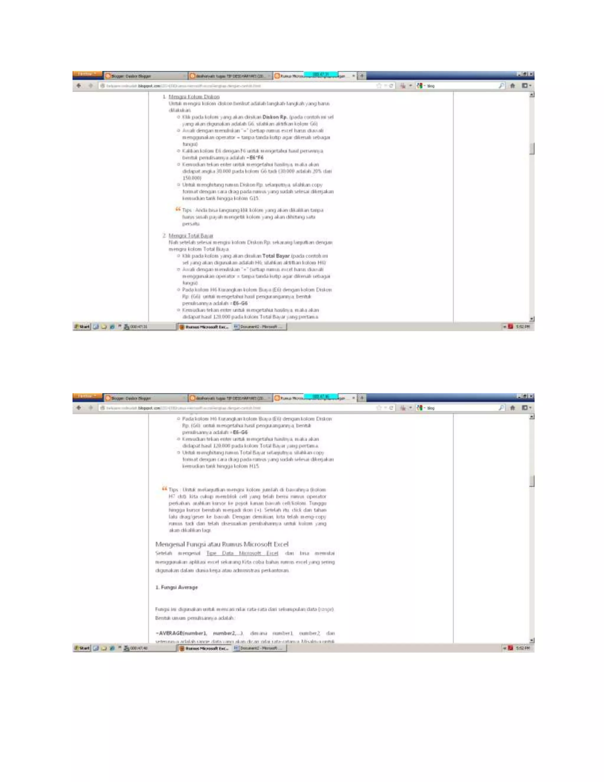 TUGAS TIP EXCEL ERFANI PERMATA SARI