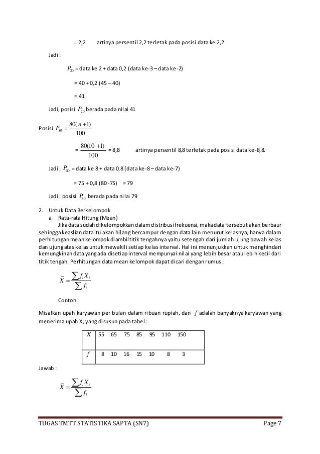 Tugas Tmtt Matematika Statistika Sapta