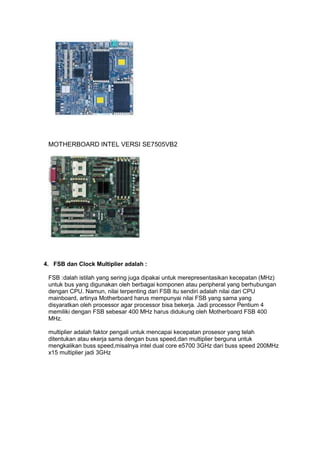 Intel Fsb Troubleshooting | DOCX