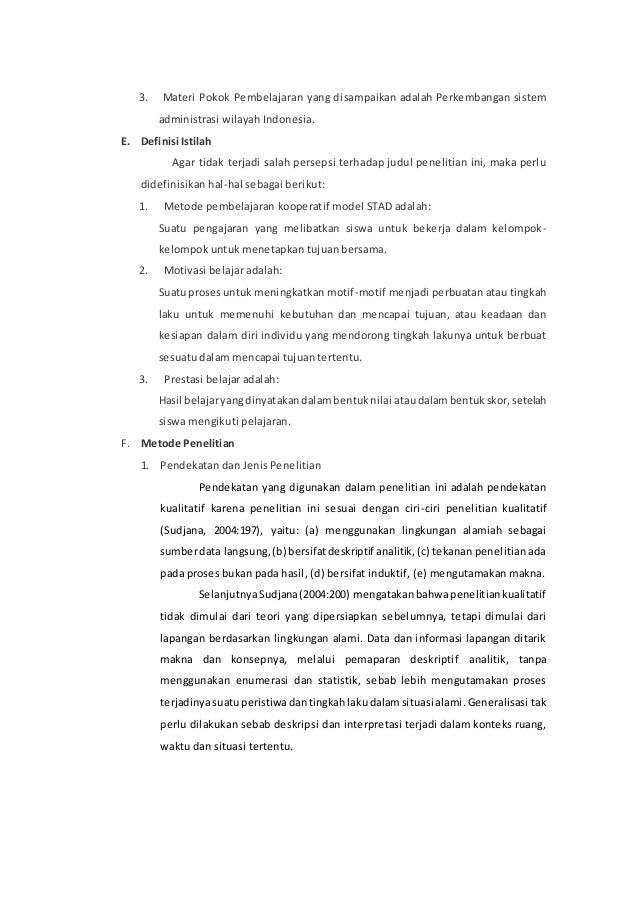 Contoh Proposal PTK-Meningkatkan Prestasi Belajar Ilmu 