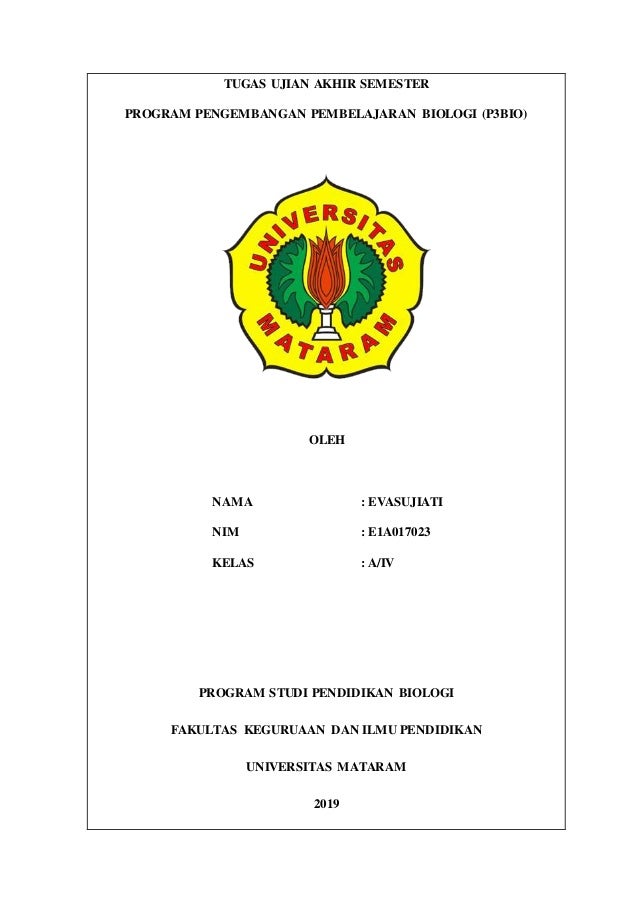 Tugas ujian akhir semester Tugas ujian akhir semester