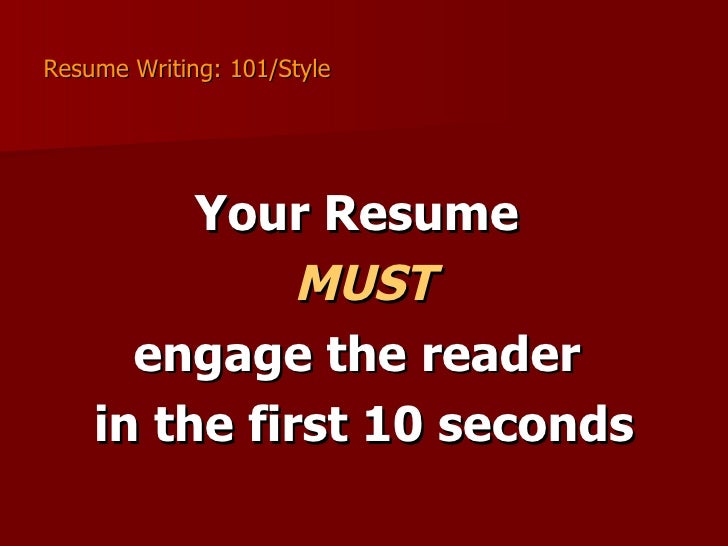 Buy resume for writing 101