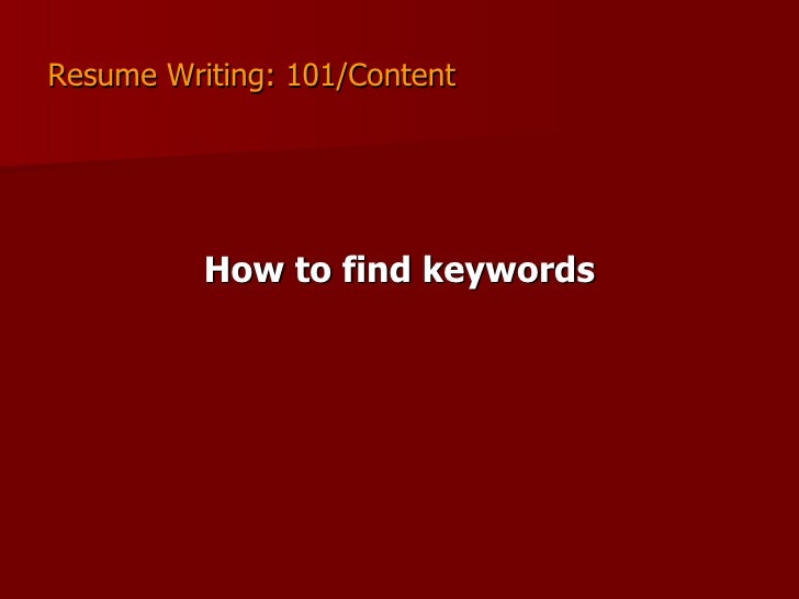 Buy resume for writing 101