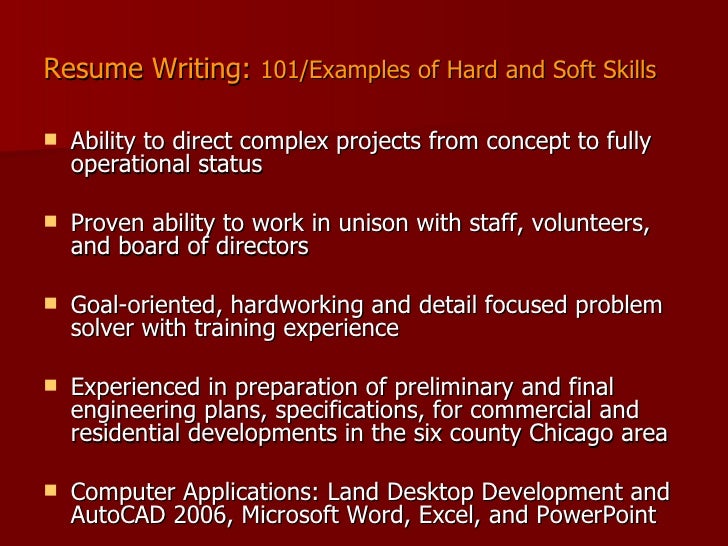 Expert resume writing 101