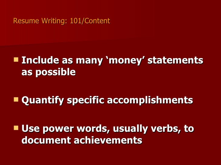 Buy resume for writing 101