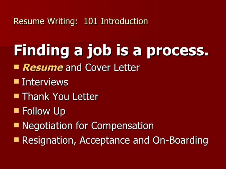 Buy resume for writing 101