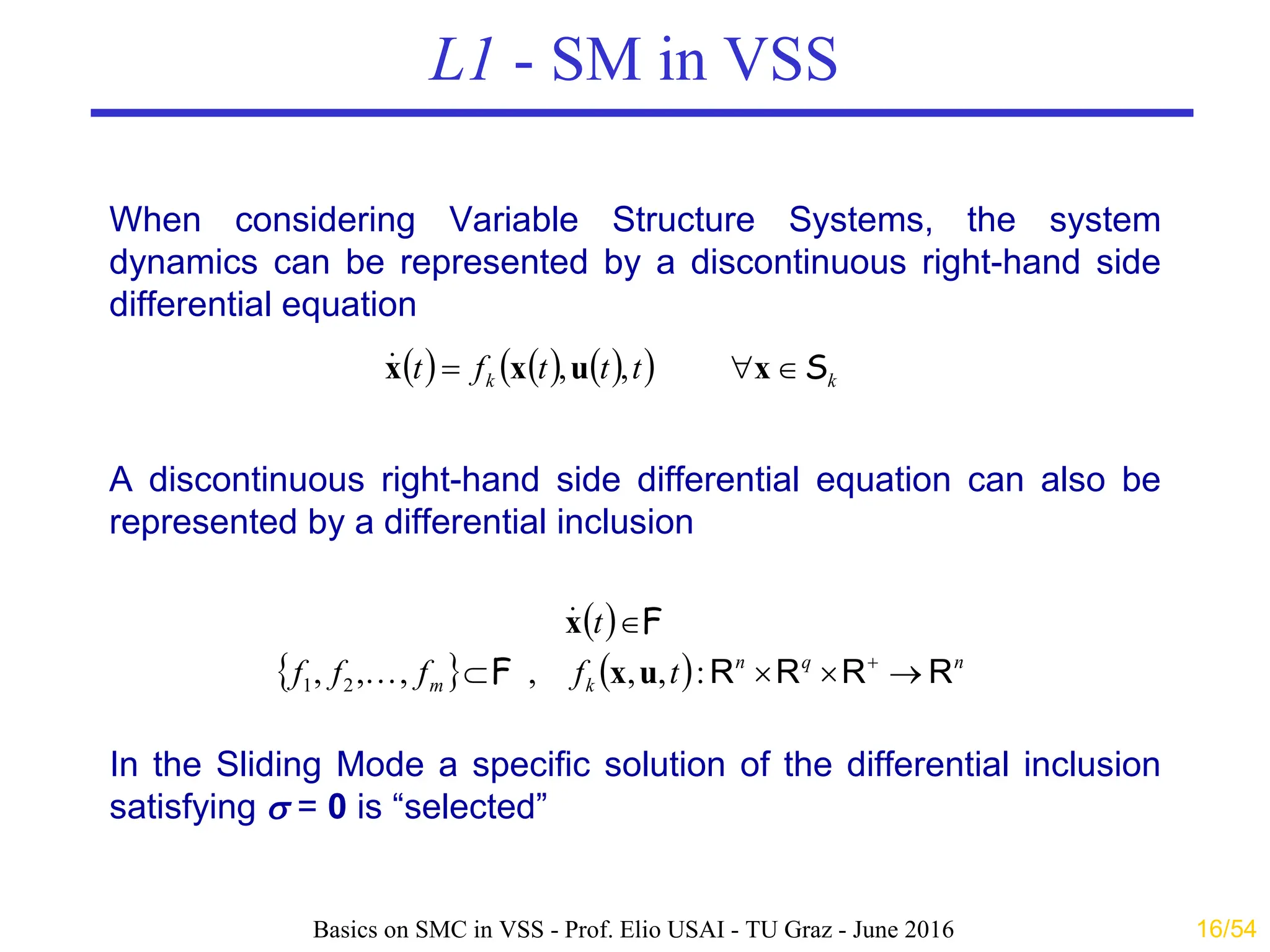 Sliding Mode Control: Basic Theory, Advances and Applications | PDF