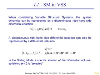 Sliding Mode Control: Basic Theory, Advances and Applications | PDF